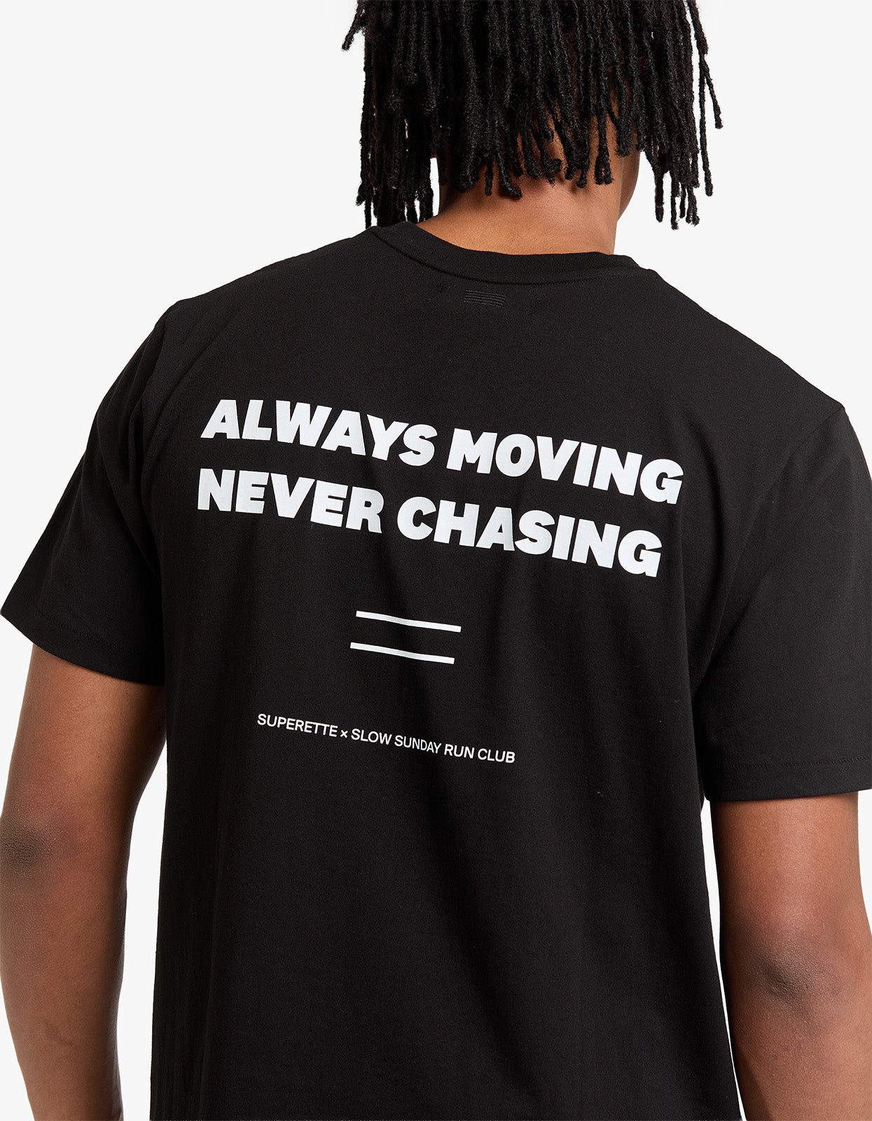 Superette X Slow Sunday Always Moving Tee - Black