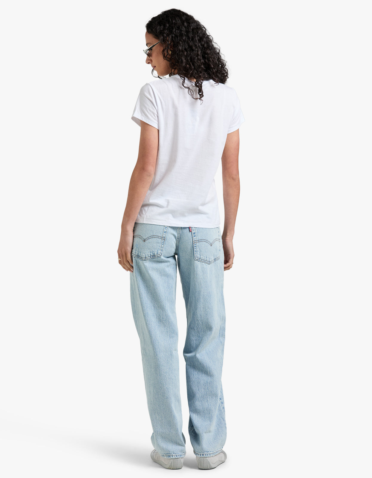 Crewneck Short Sleeve T Shirt - White