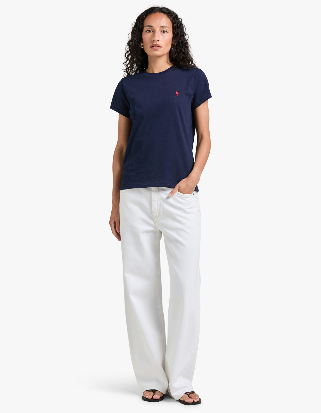 Crewneck Short Sleeve T Shirt - Cruise Navy