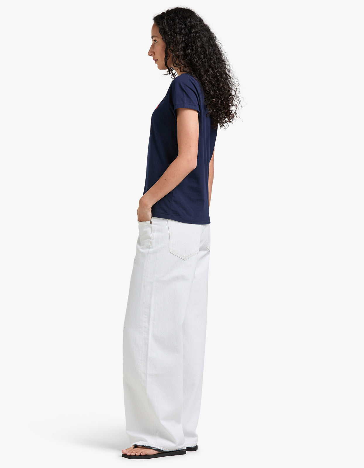 Crewneck Short Sleeve T Shirt - Cruise Navy