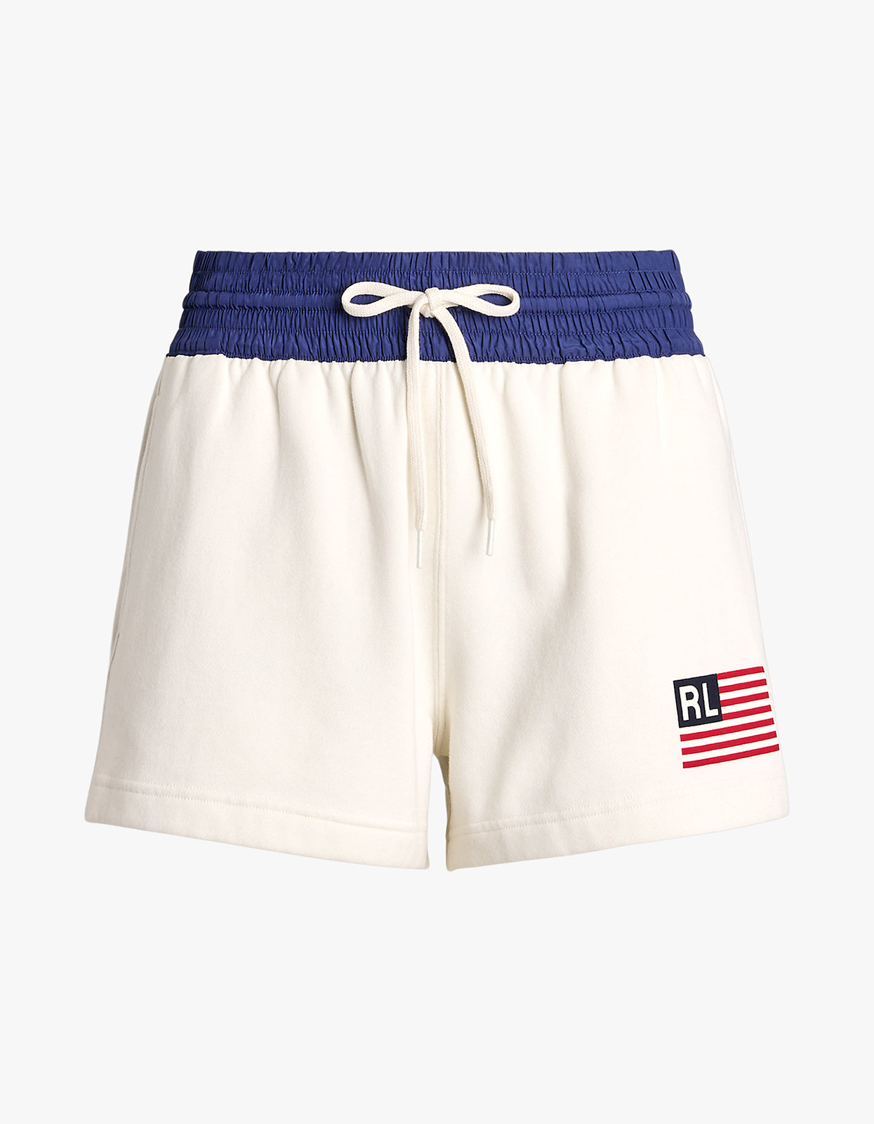 Flag Short Athletic - Deckwash White