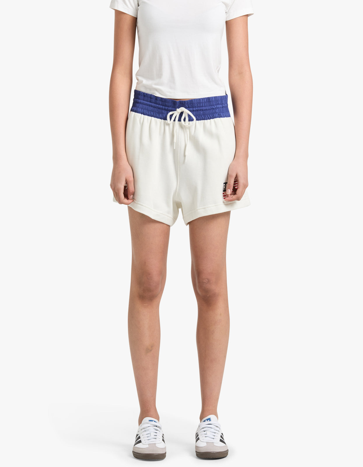 Flag Short Athletic - Deckwash White
