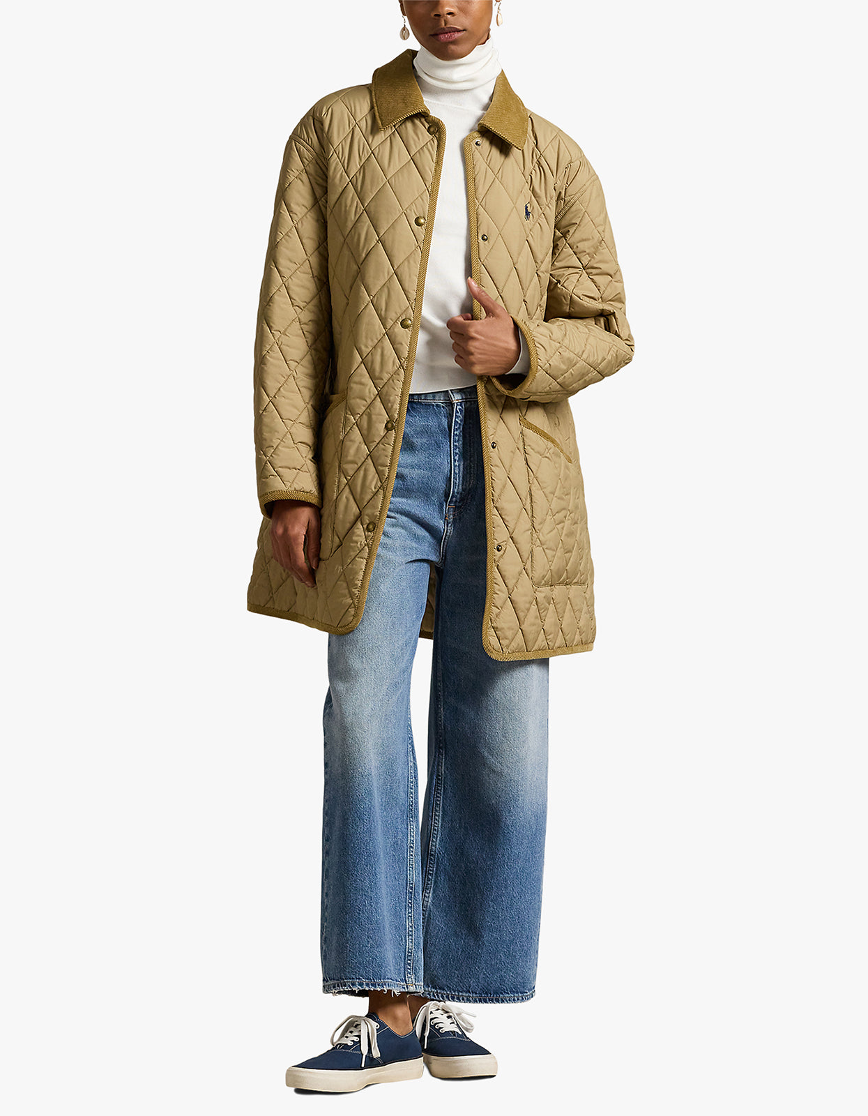Quilted Barn Jacket - Desert Khaki
