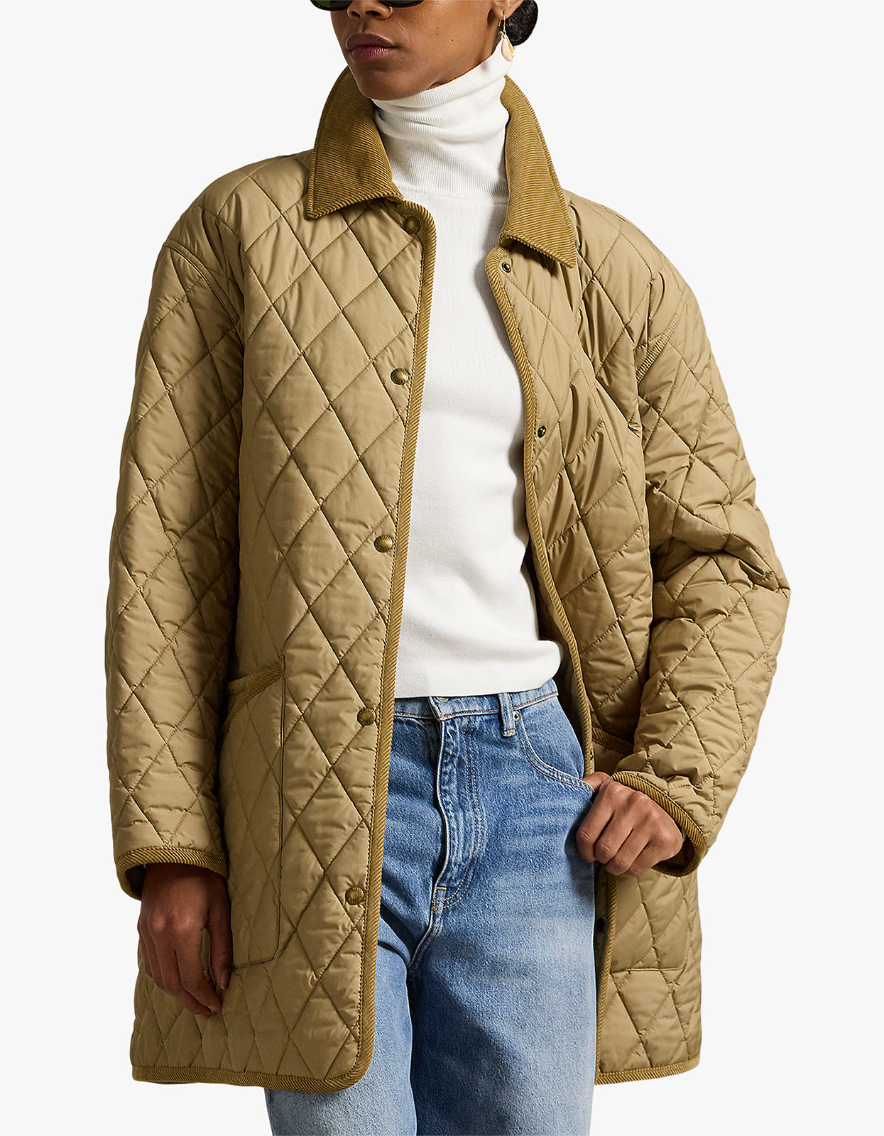 Quilted Barn Jacket - Desert Khaki