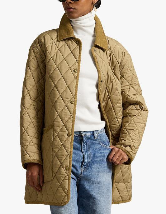 Quilted Barn Jacket - Desert Khaki