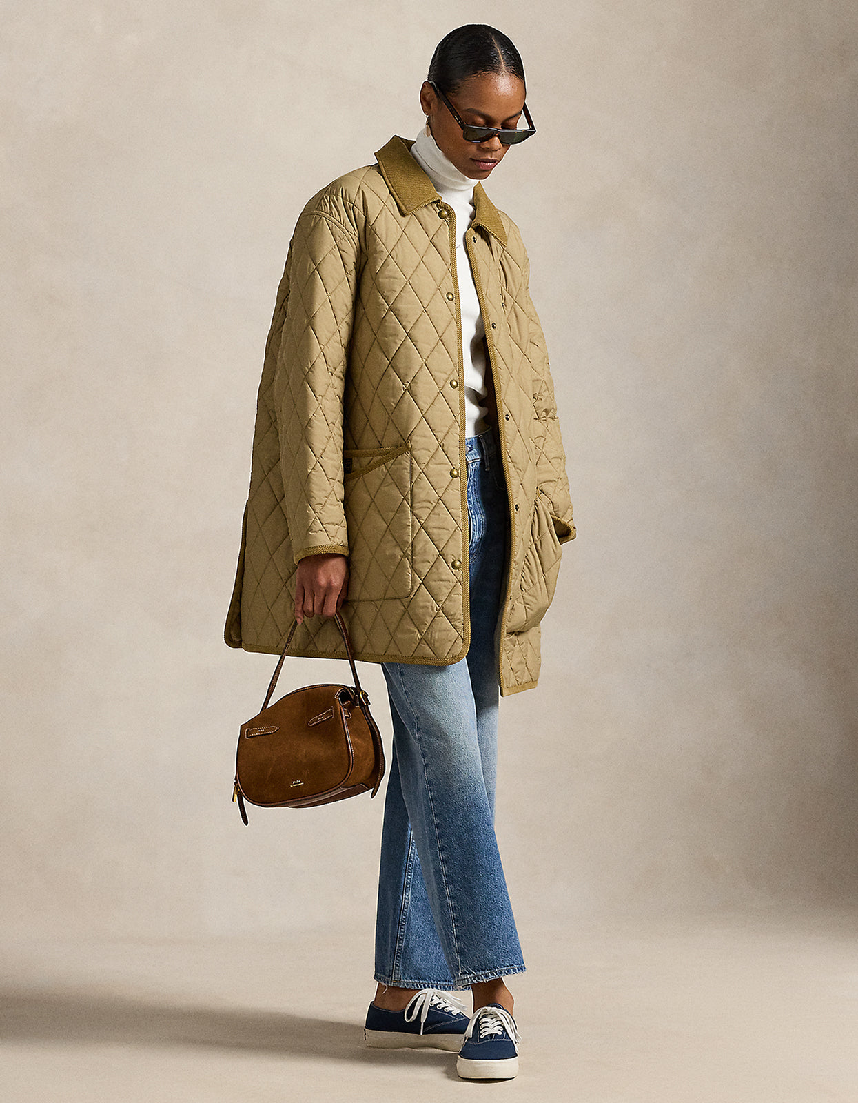 Quilted Barn Jacket - Desert Khaki