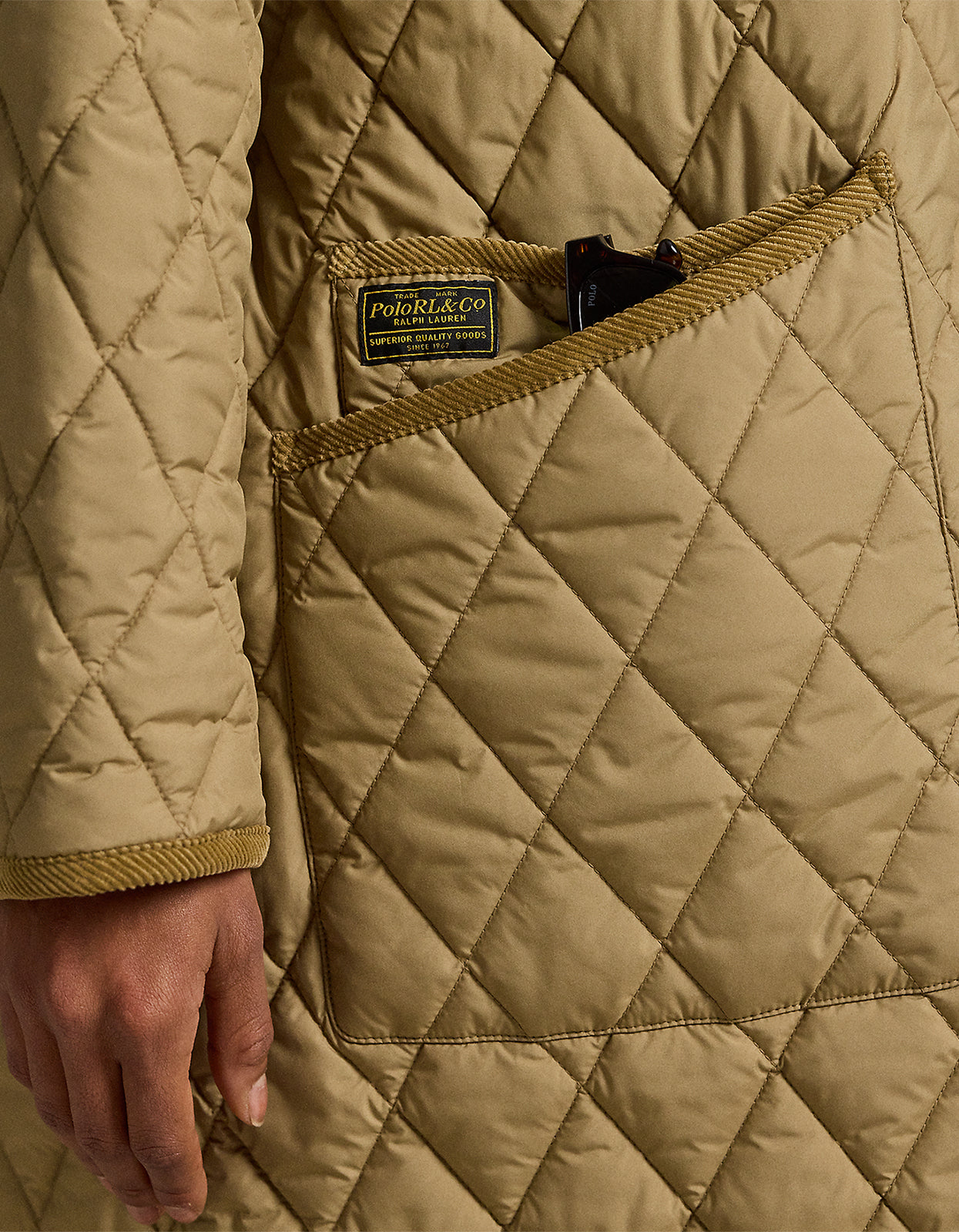 Quilted Barn Jacket - Desert Khaki