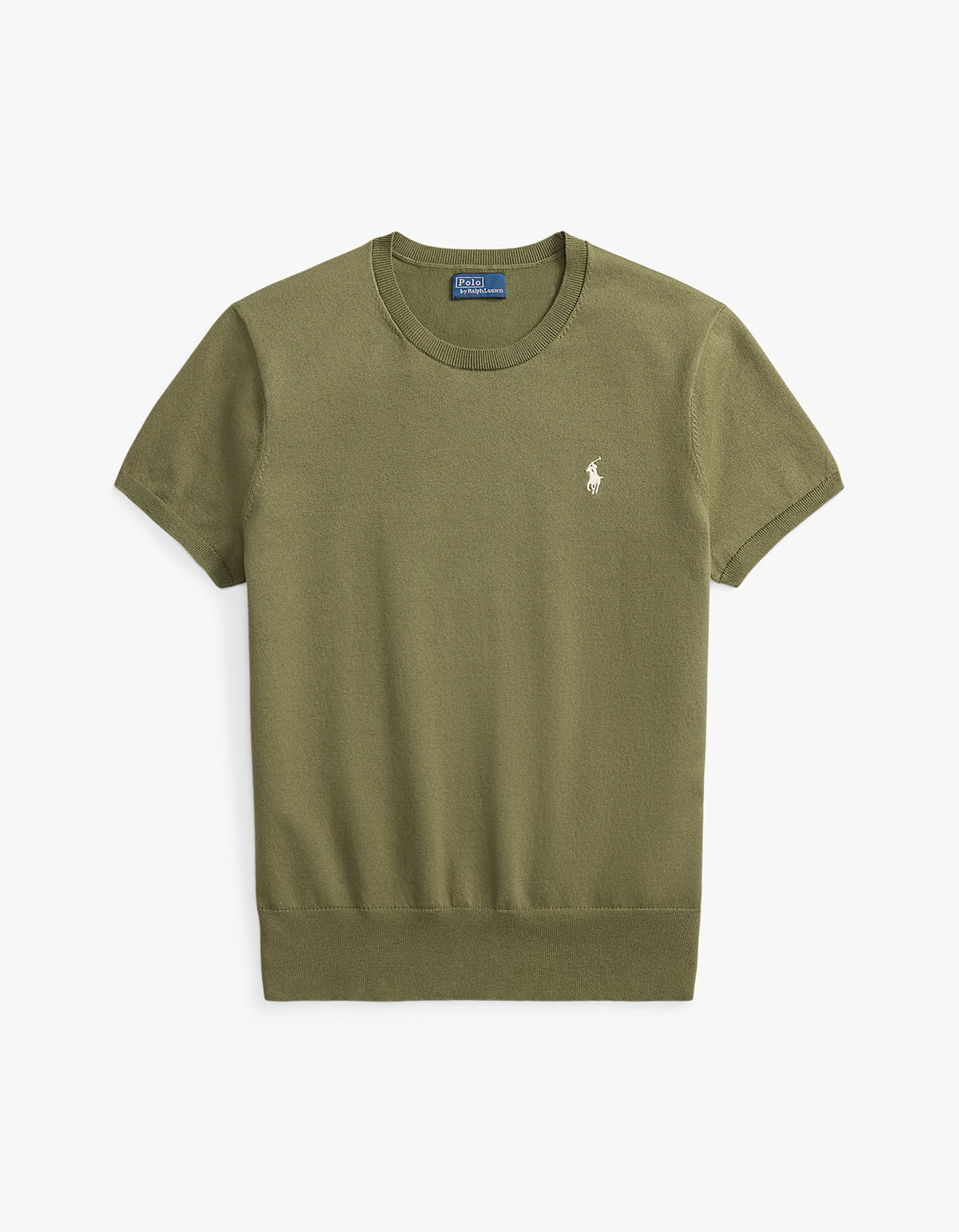 Short Sleeve Sweater - Willow Green