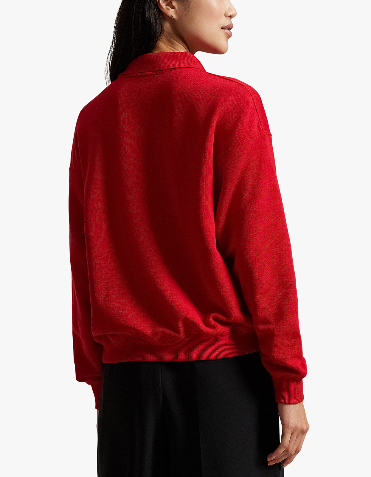 Luna New Year Long Sleeve Polo - Rl2000 Red