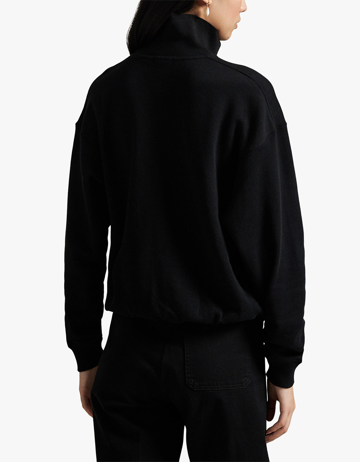 Knit Sweatshirt - Polo Black