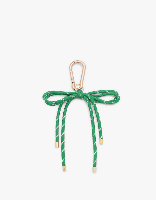 Paracord Bow Bag Charm - Green
