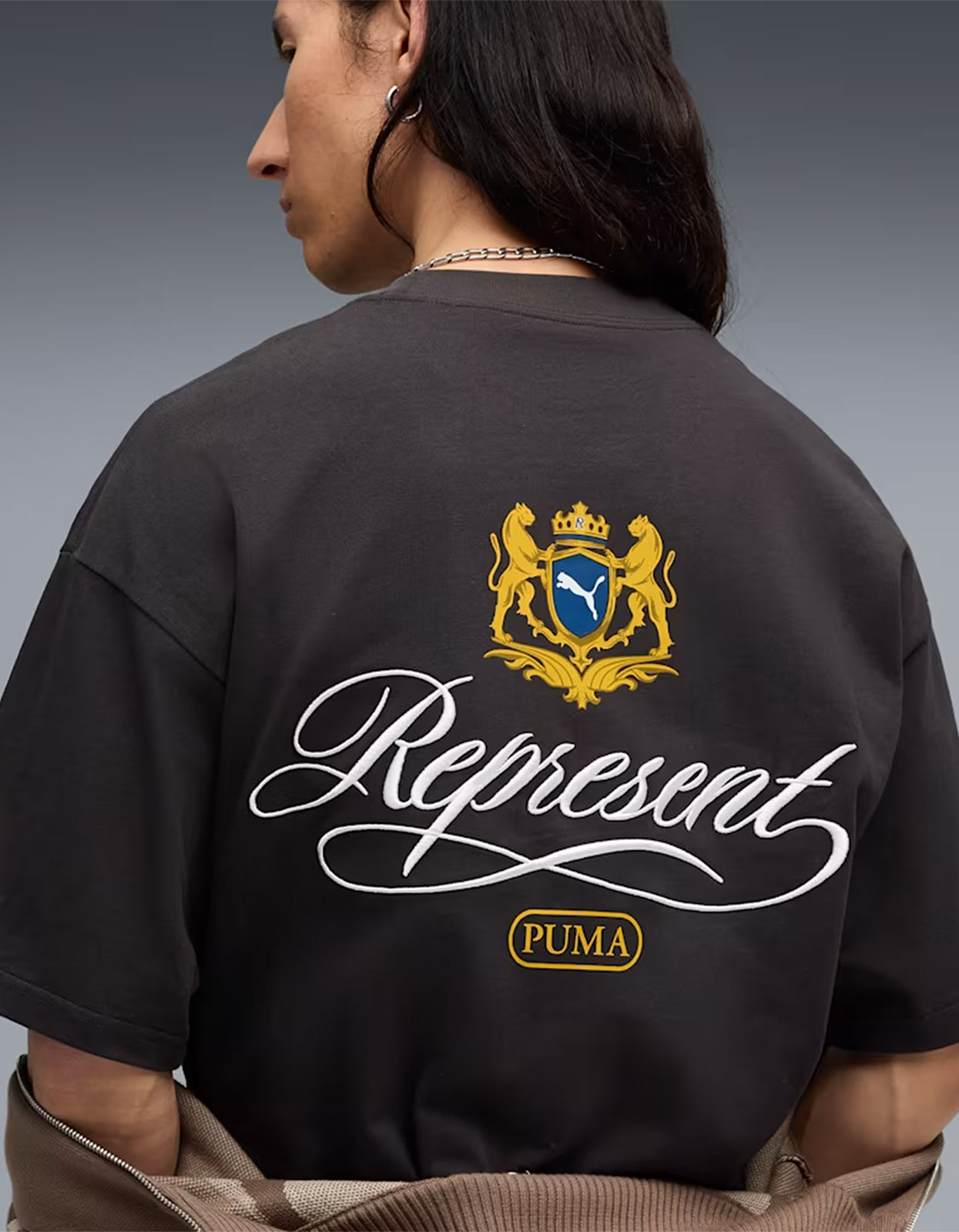 Puma X REPRESENT Graphic Tee - Flat Dark Gray