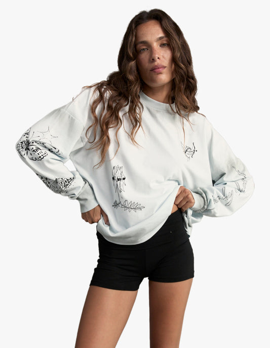 Cupid Long Sleeve Top - Soft Sky