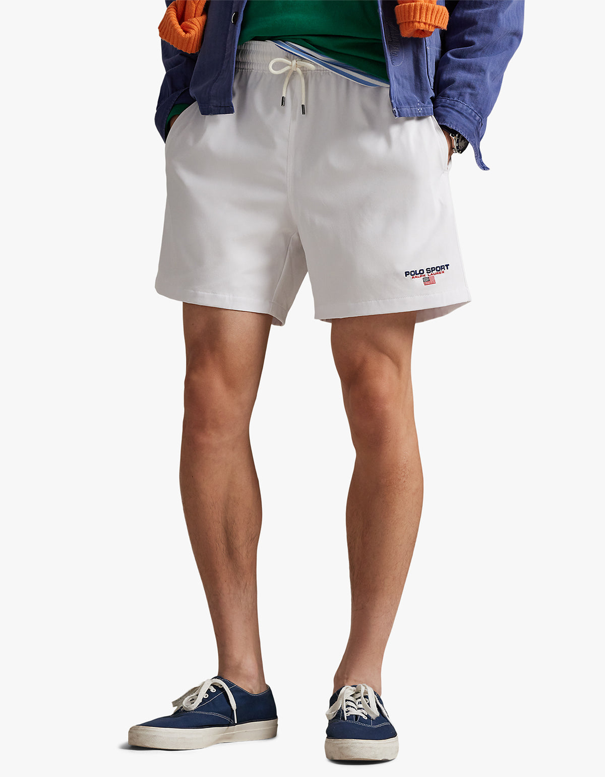 5.75 Inch Traveler Classic Swim Trunk - Ceramic White