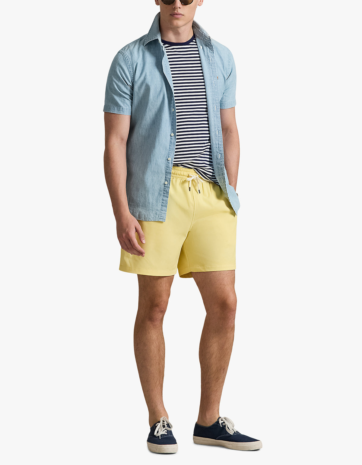 5.75 Inch Traveler Classic Swim Trunk - Corn Yellow
