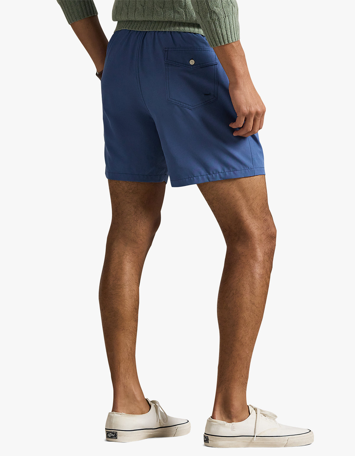 5.75 Inch Traveler Classic Swim Trunk - Earth Blue