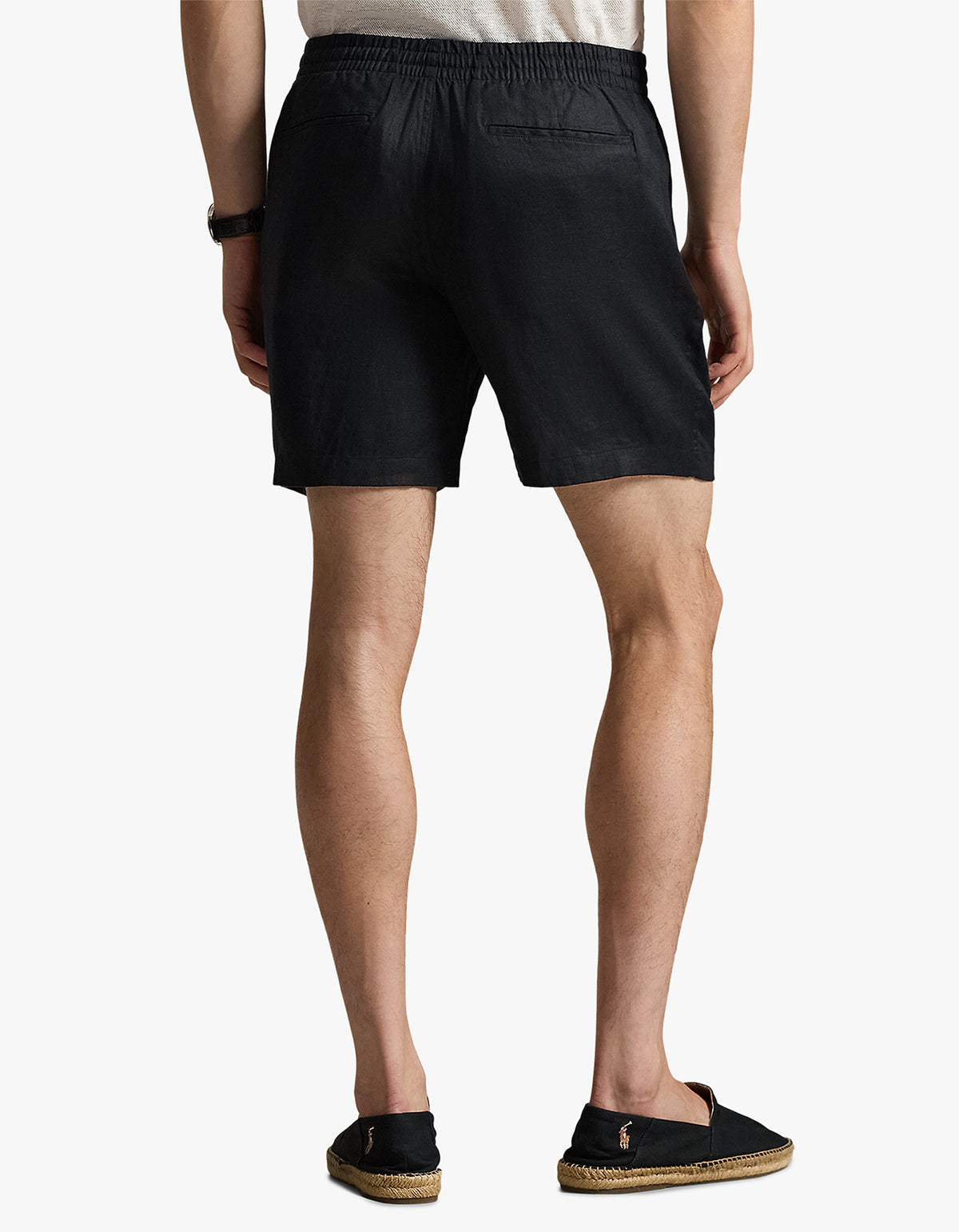 6 Inch Polo Prepster Linen Short - Polo Black