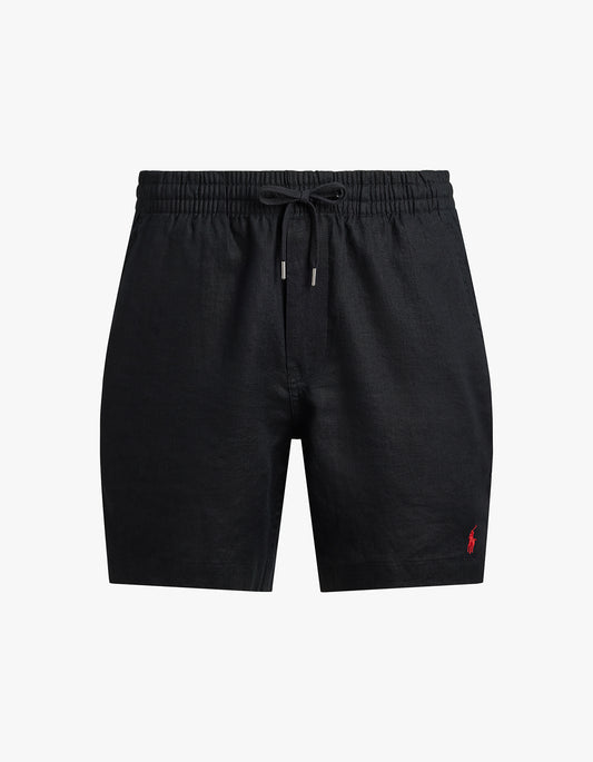 6 Inch Polo Prepster Linen Short - Polo Black