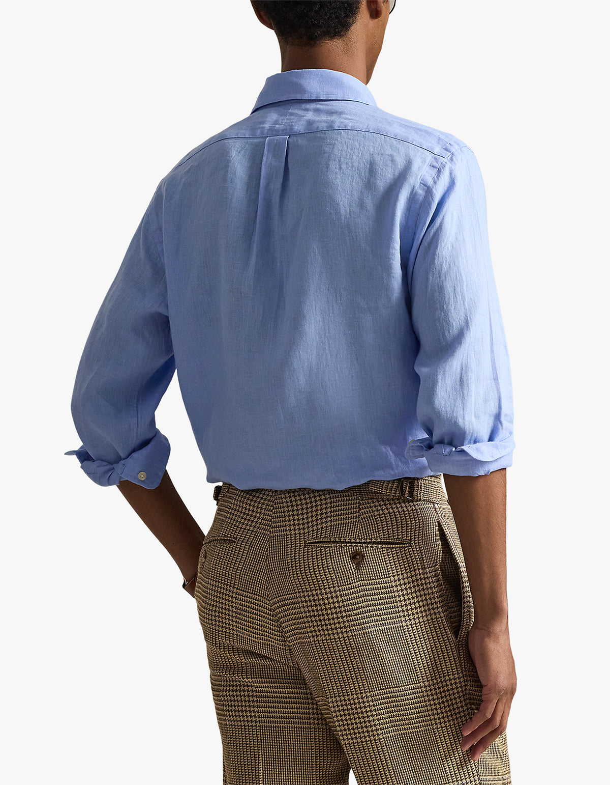 Custom Fit Linen Shirt - Austin Blue