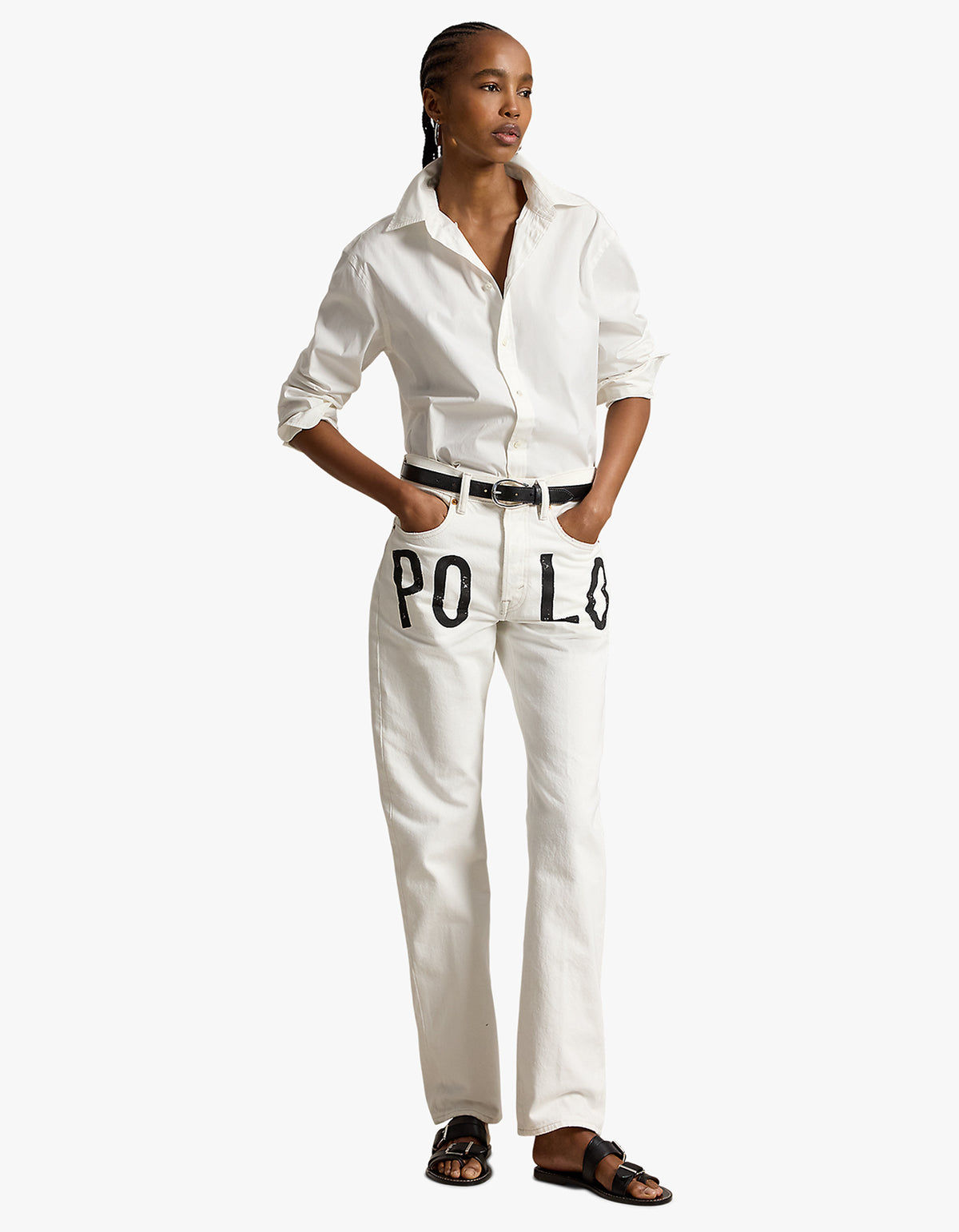 Logo Relaxed Straight Jean - Laurea Wash