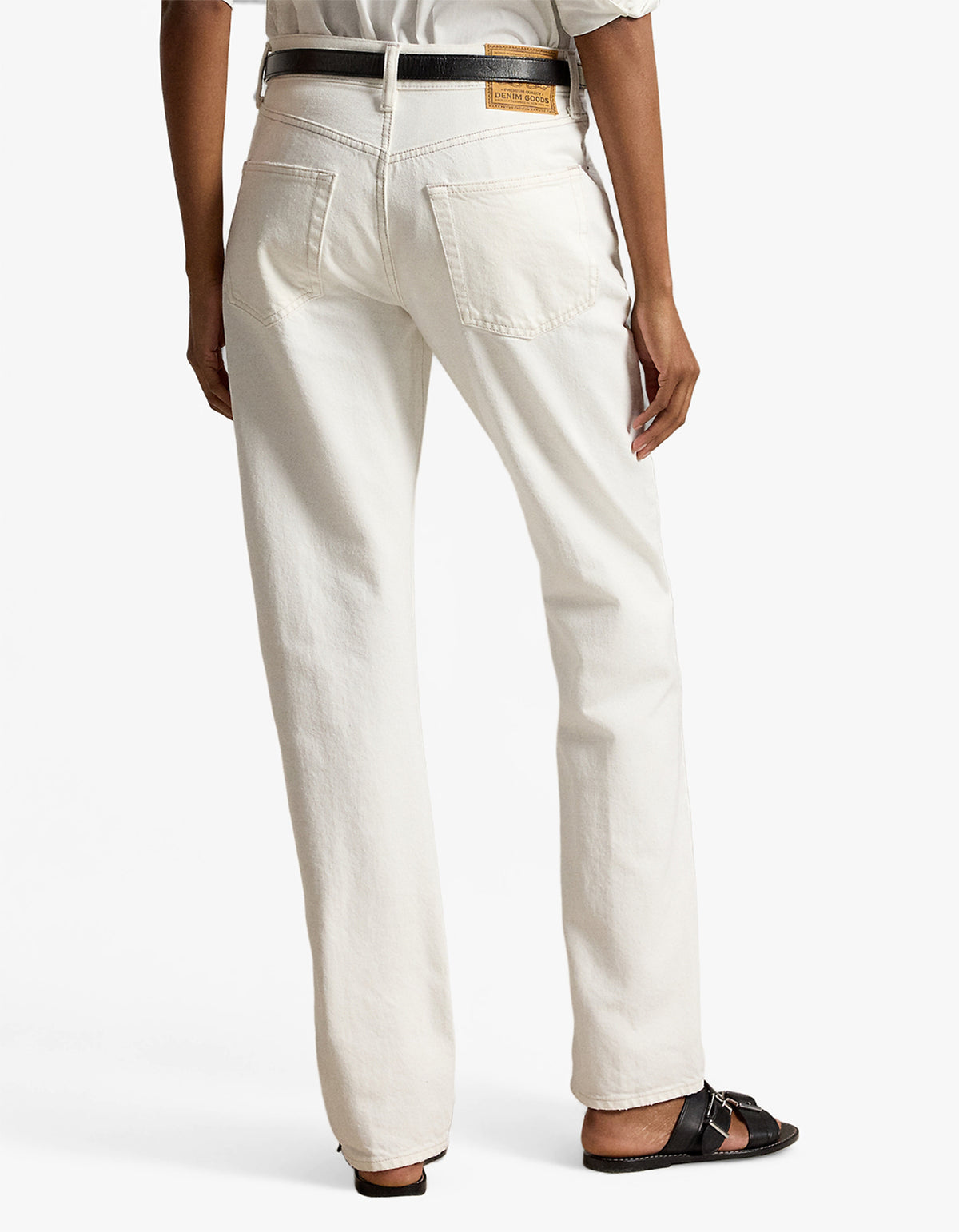 Logo Relaxed Straight Jean - Laurea Wash