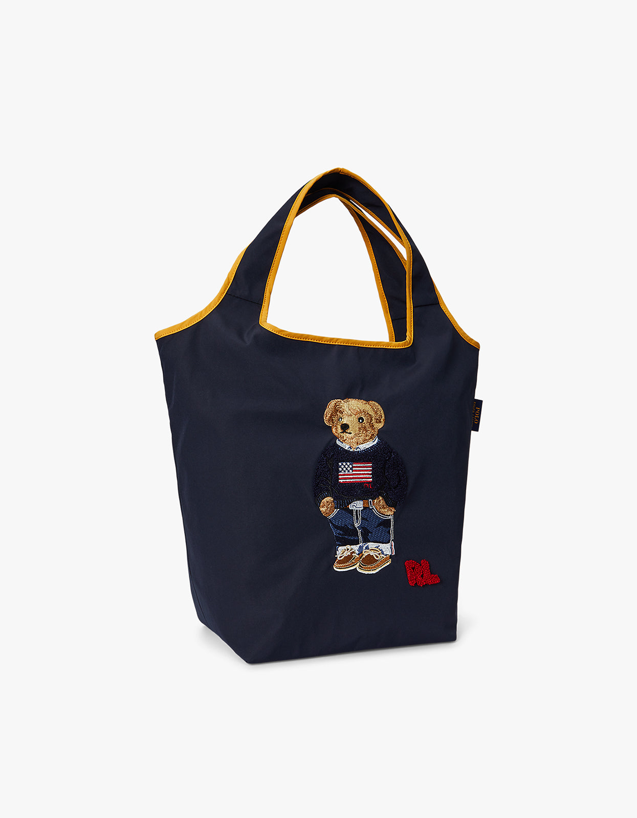 Polo Bear Contrast-Trim Tote Bag - Navy