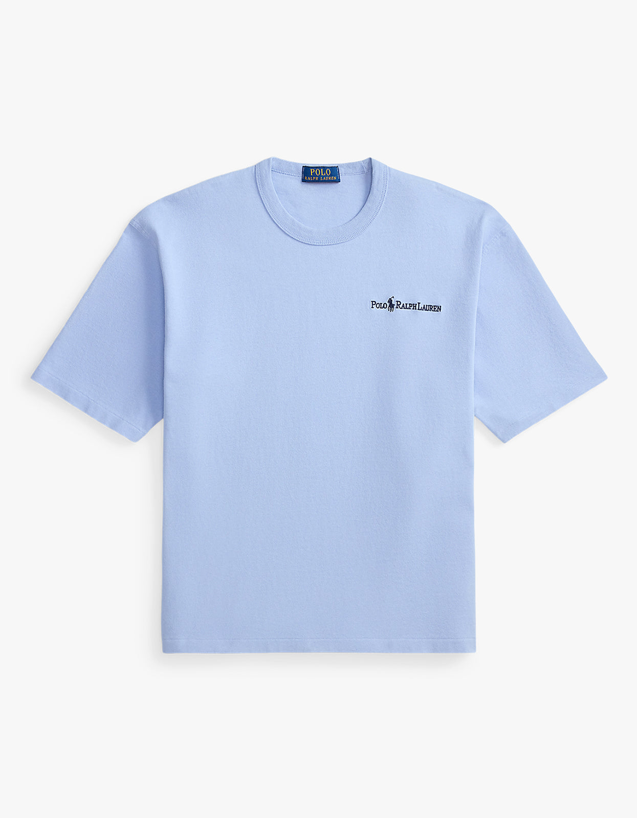 Relaxed Fit Logo Jersey T Shirt - Chambray Blue