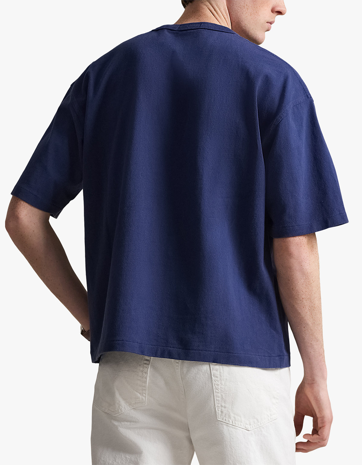 Relaxed Fit Logo Jersey T Shirt - Dark Cobalt