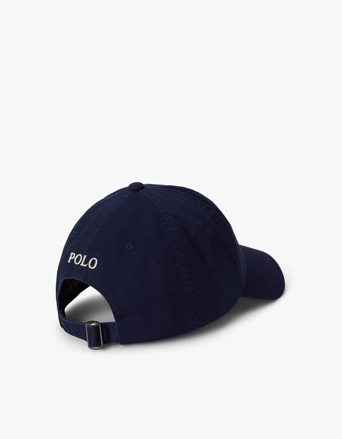 The Iconic Cotton Chino Ball Cap - Newport Navy/Cream Polo Player