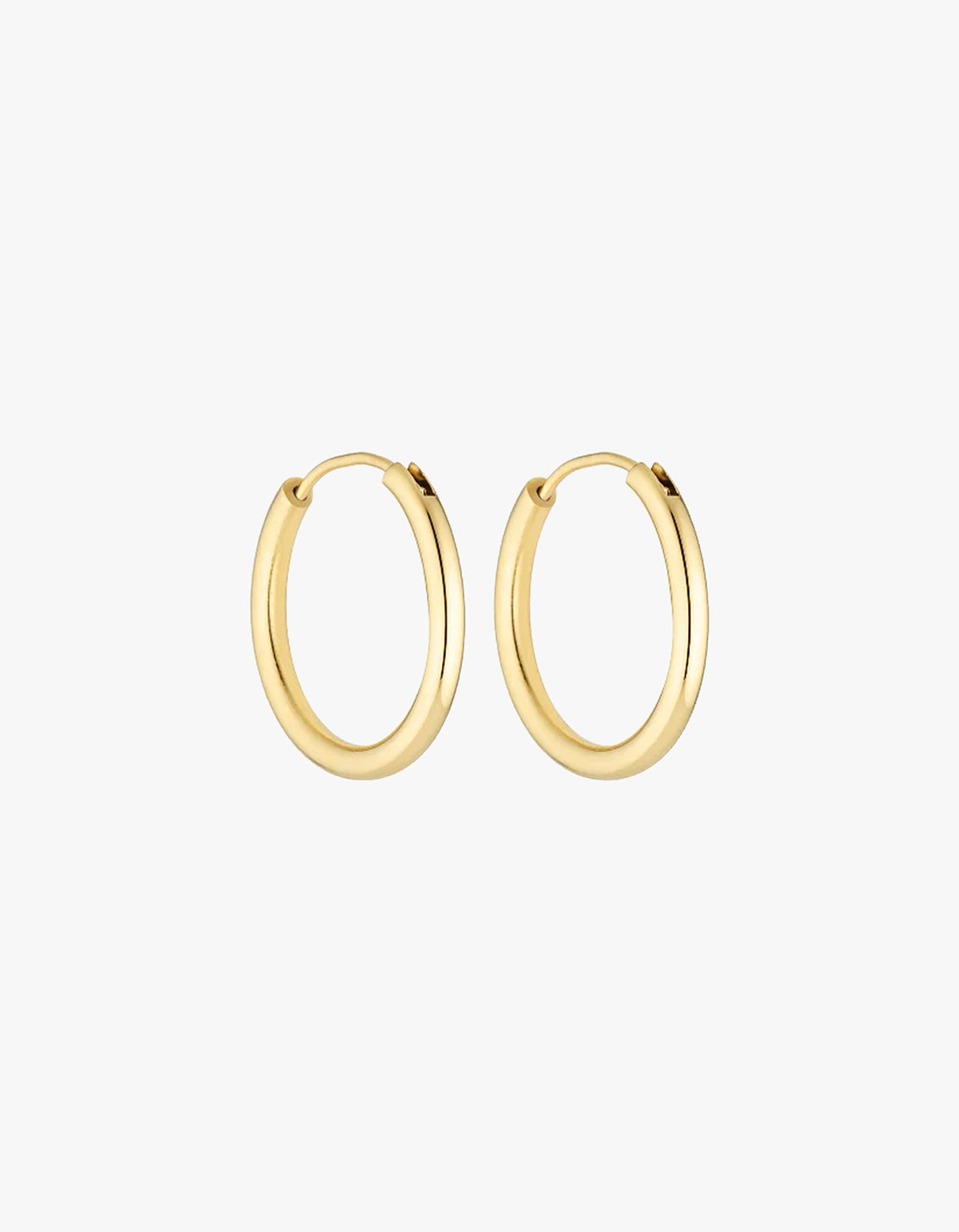 Chubby 90'S 25mm Hoops - 18K Gold Vermeil