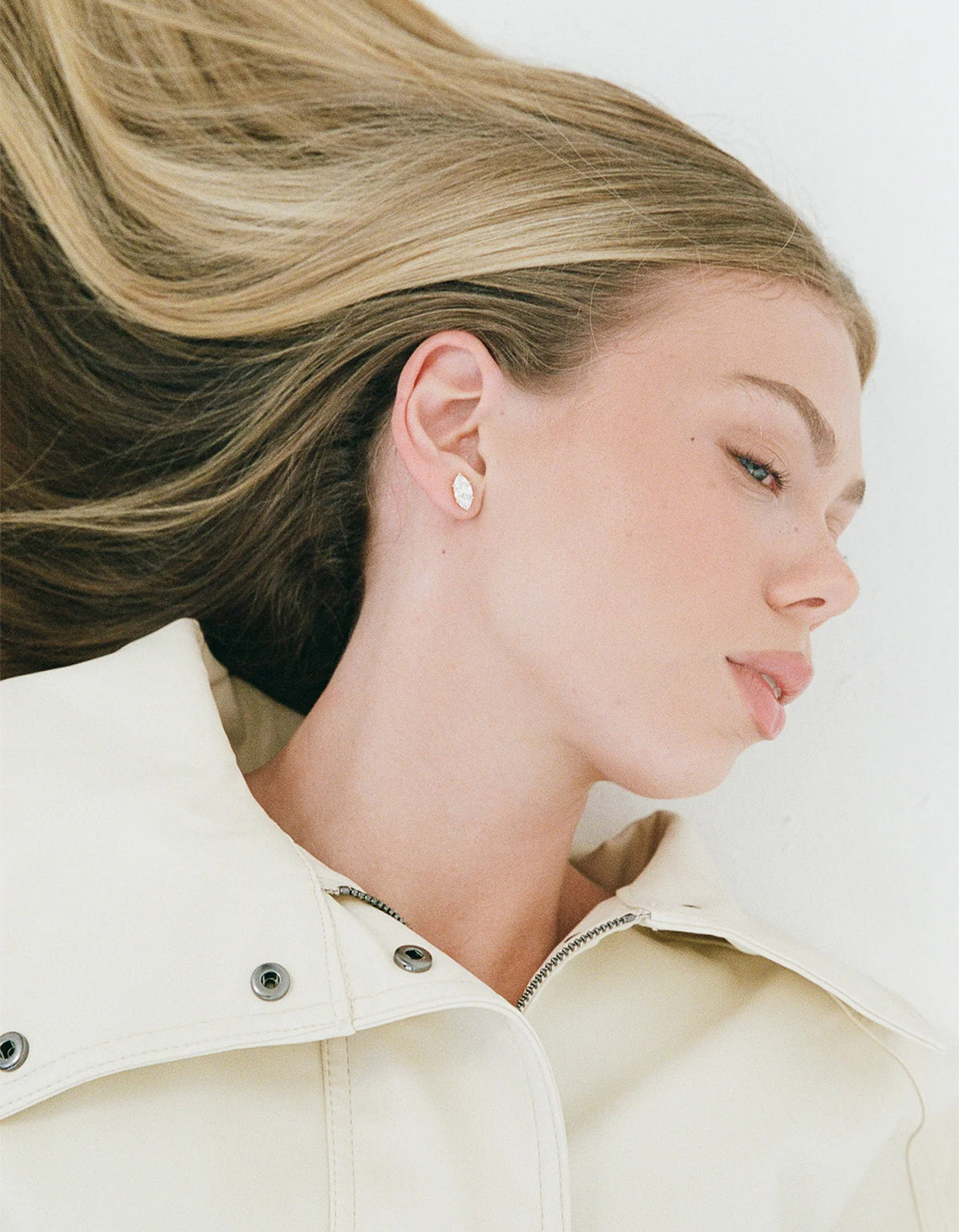 Marquise Studs 2Ct - Silver
