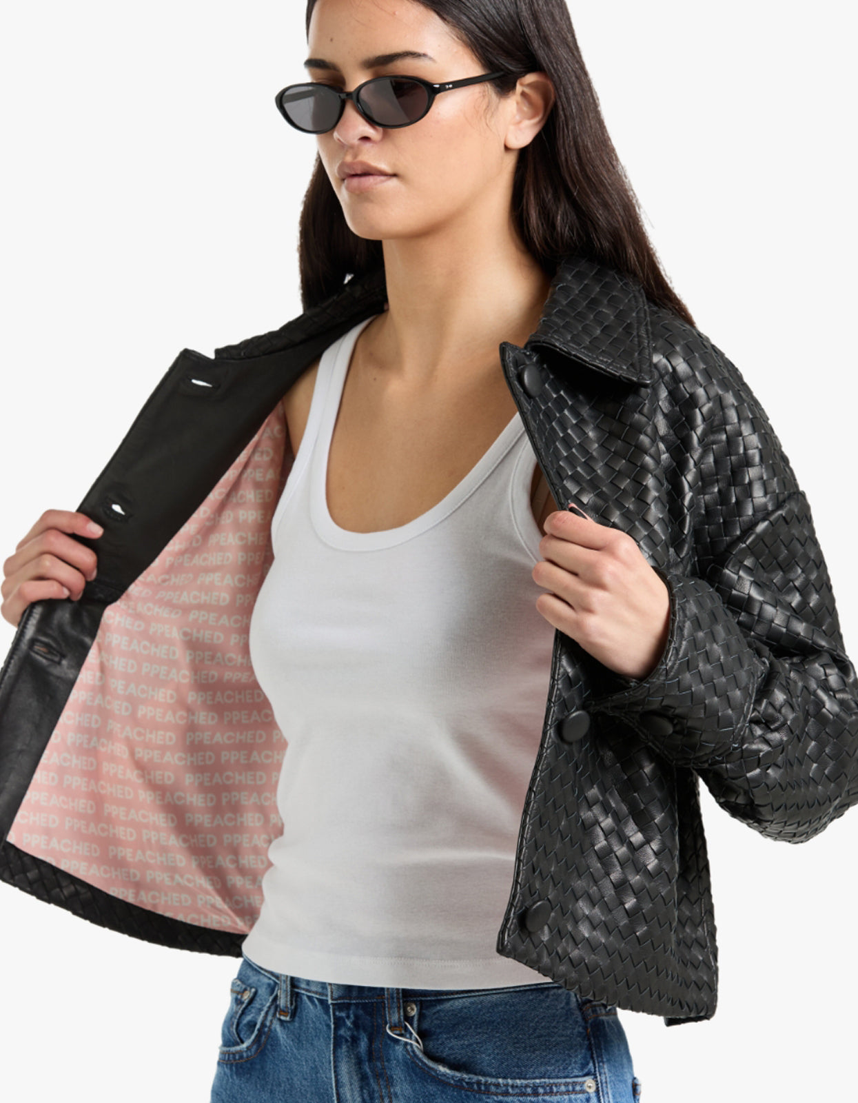 Hera Woven Jacket - Black