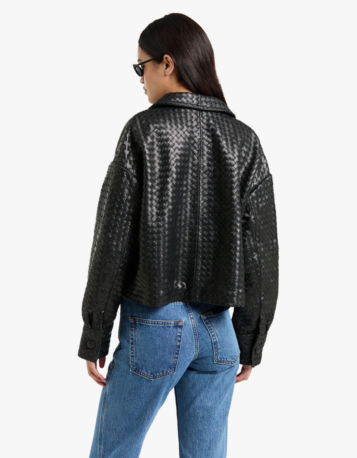Hera Woven Jacket - Black