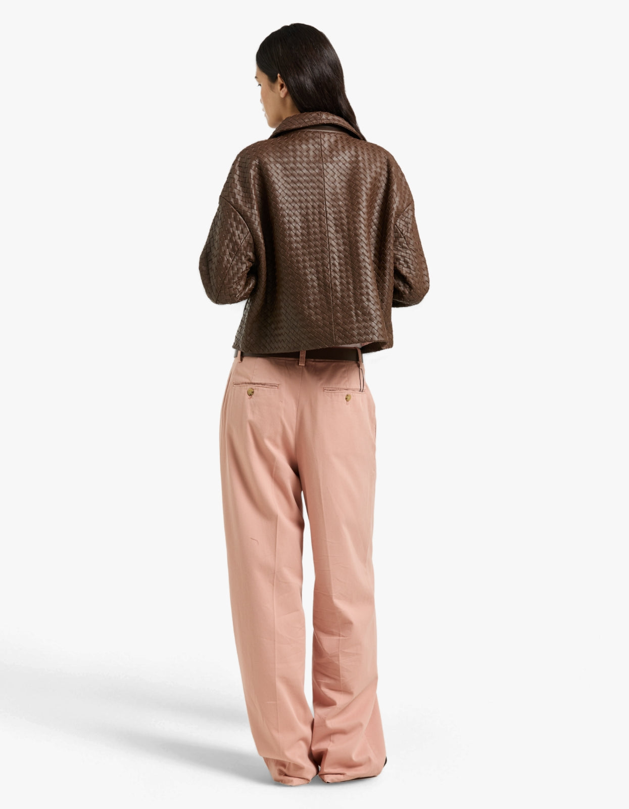 Hera Woven Jacket - Brown