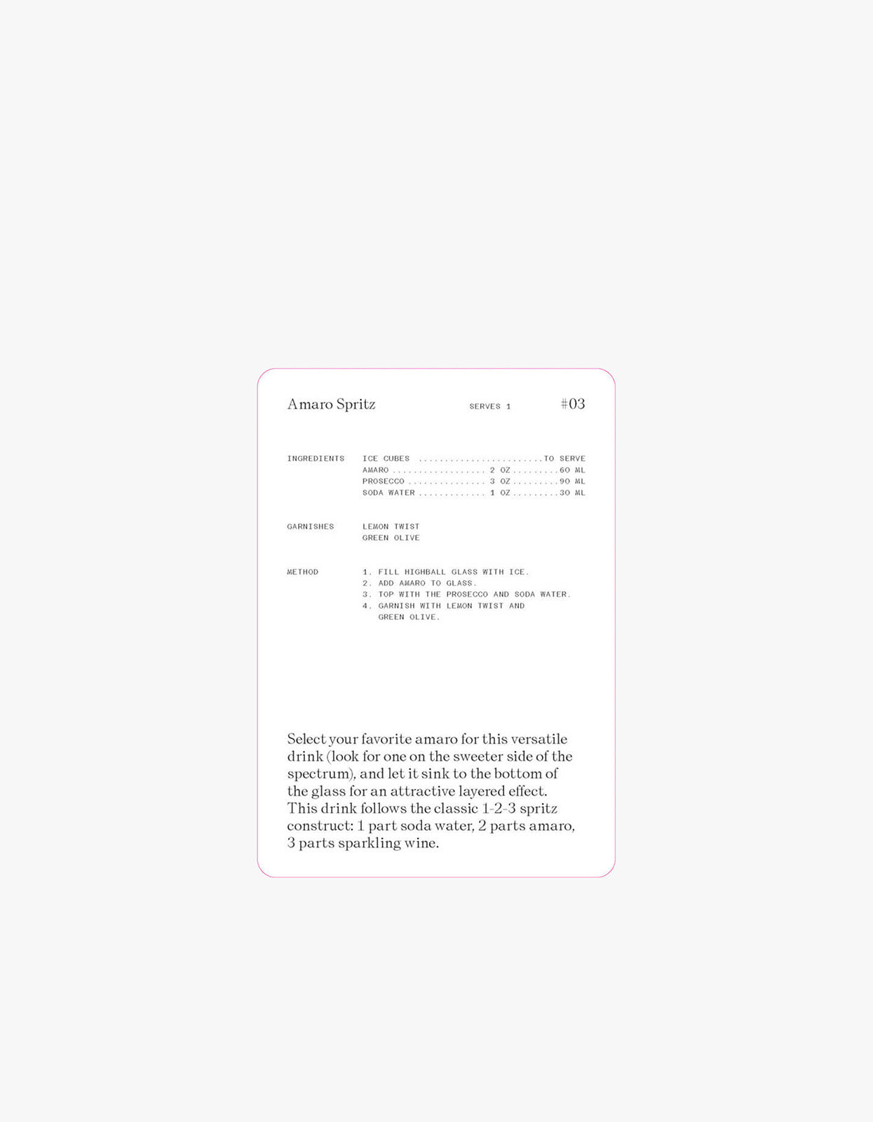 Cocktail Cabinet Spritz Book