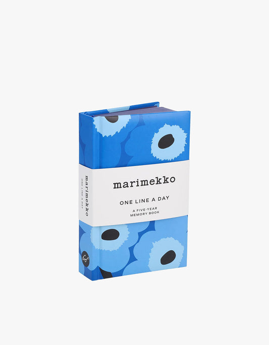 Marimekko One Line A Day Book - Blue Unikko