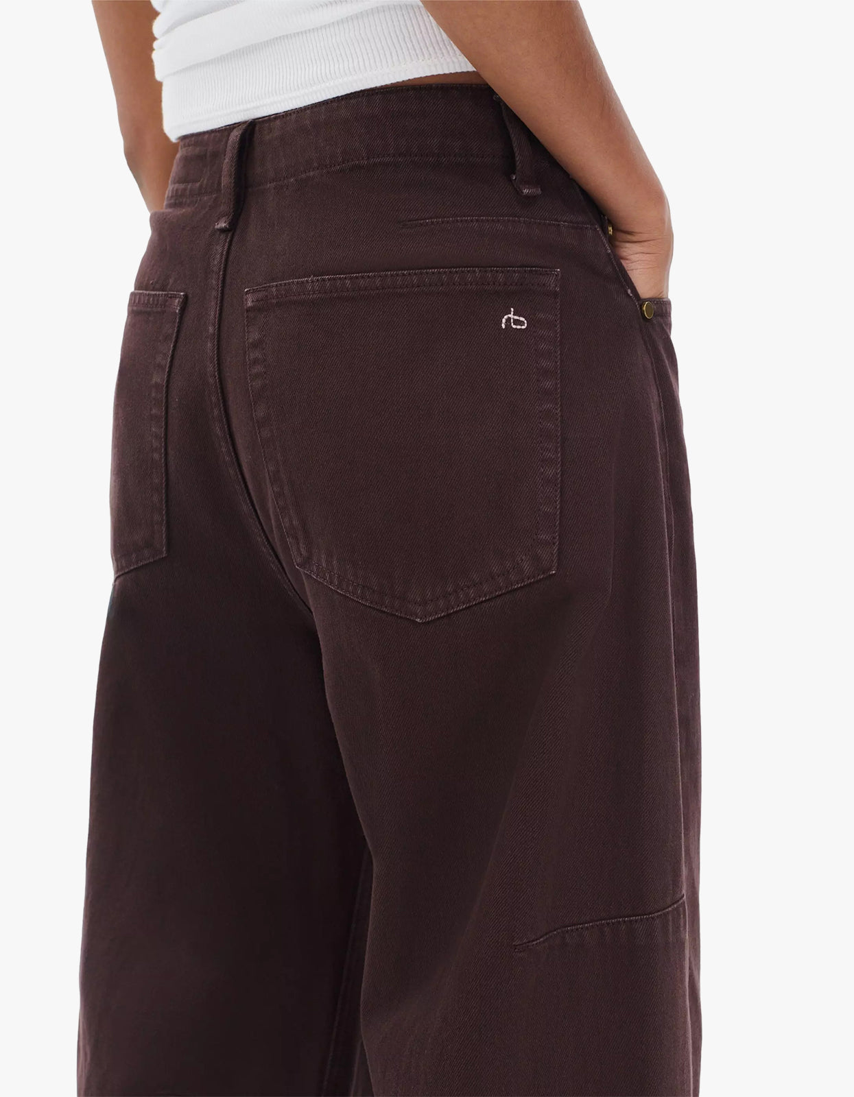 Charlie Barrel Jeans - Espresso