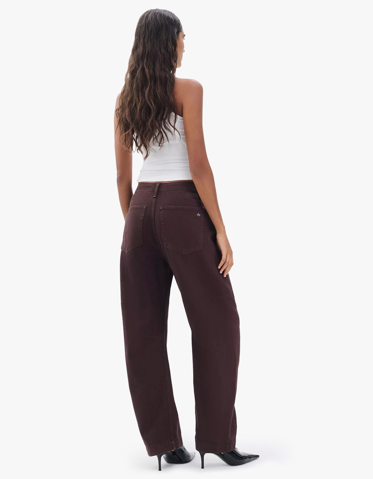 Charlie Barrel Jeans - Espresso