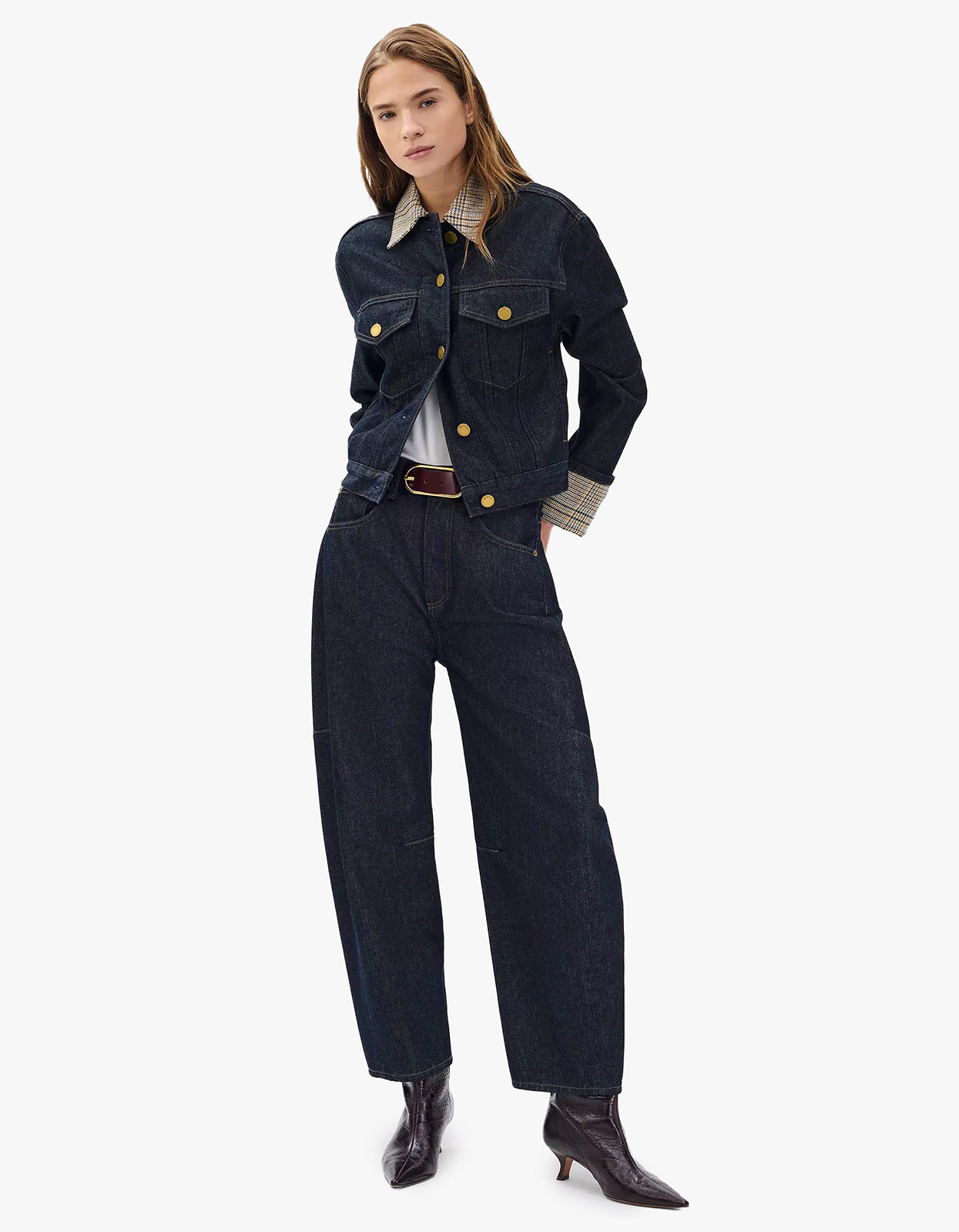 Charlie High-Rise Ankle Barrel - Twilight Rinse