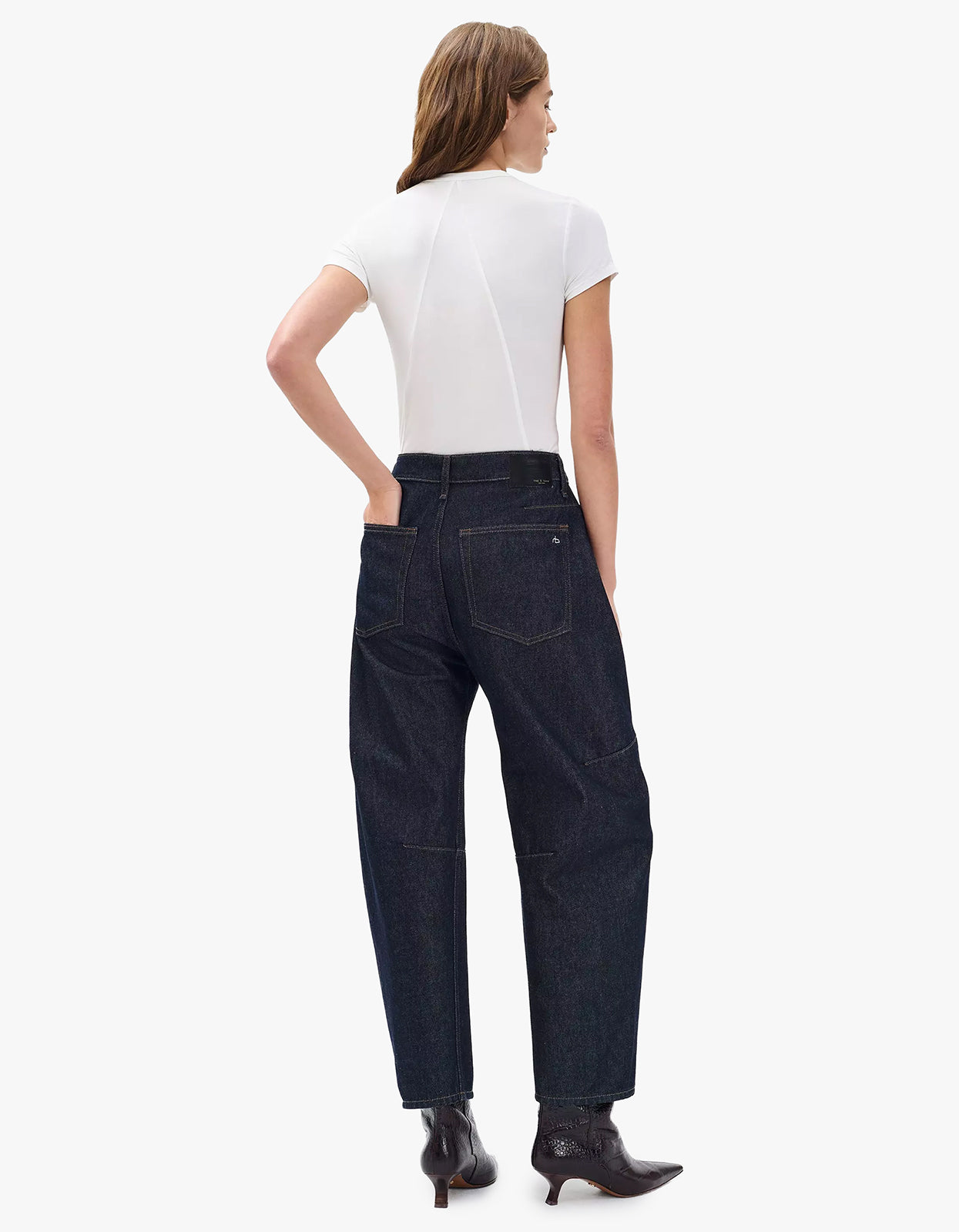 Charlie High-Rise Ankle Barrel - Twilight Rinse