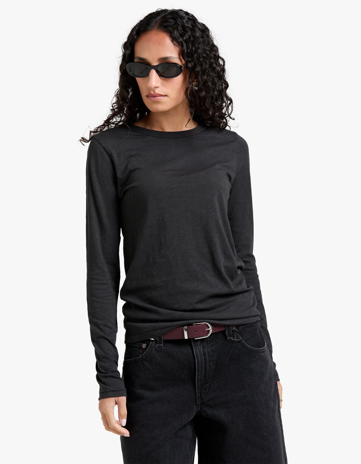 The Slub Longsleeve - Black