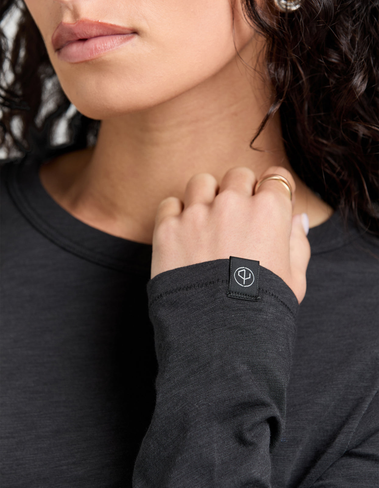 The Slub Longsleeve - Black