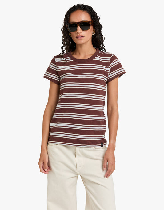 The Slub Striped Tee - Brblm