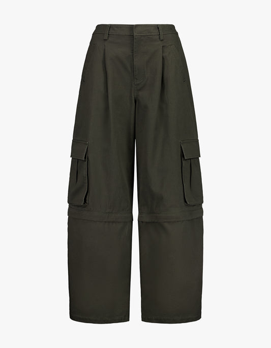 Convertible Cargo Trouser - Olive Brown