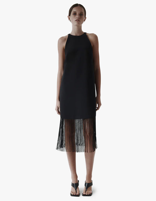 Fringe Dress - Black