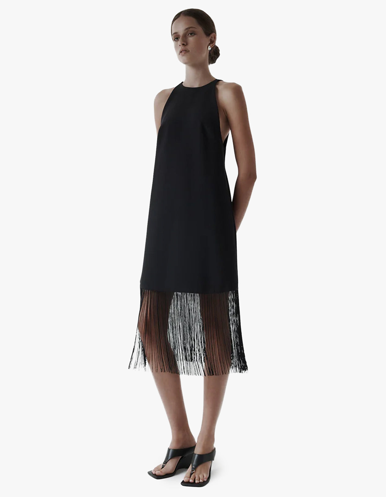 Fringe Dress - Black