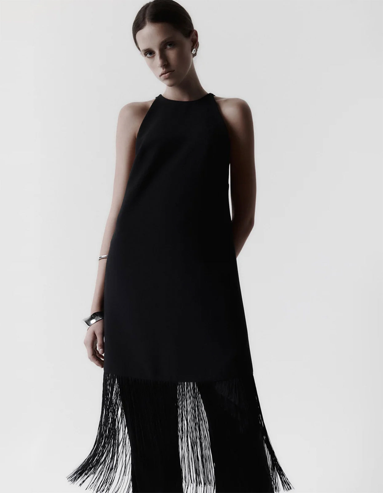Fringe Dress - Black