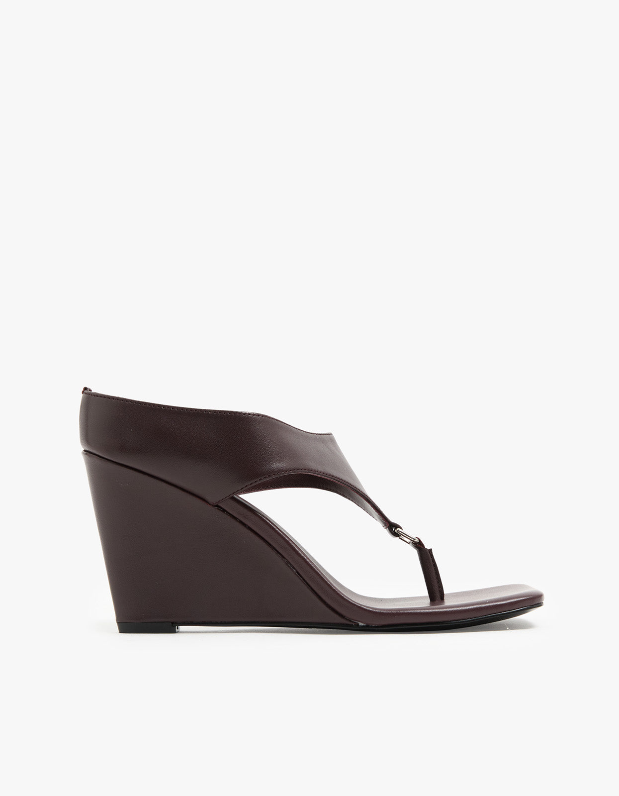 Yvie Wedge - Plum Brown