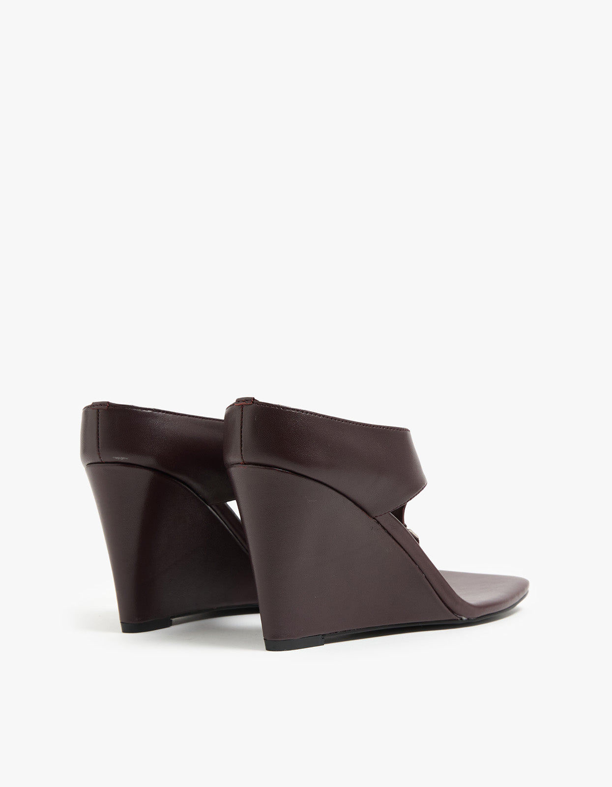 Yvie Wedge - Plum Brown