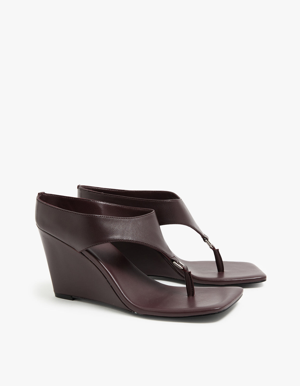 Yvie Wedge - Plum Brown
